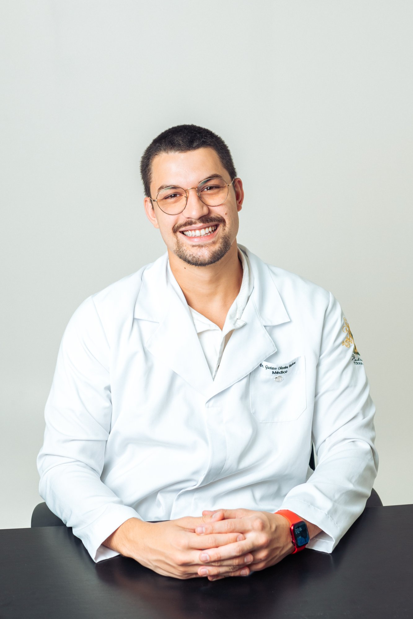 Retrato do médico Gustavo Oliveira Barbosa Franceschi